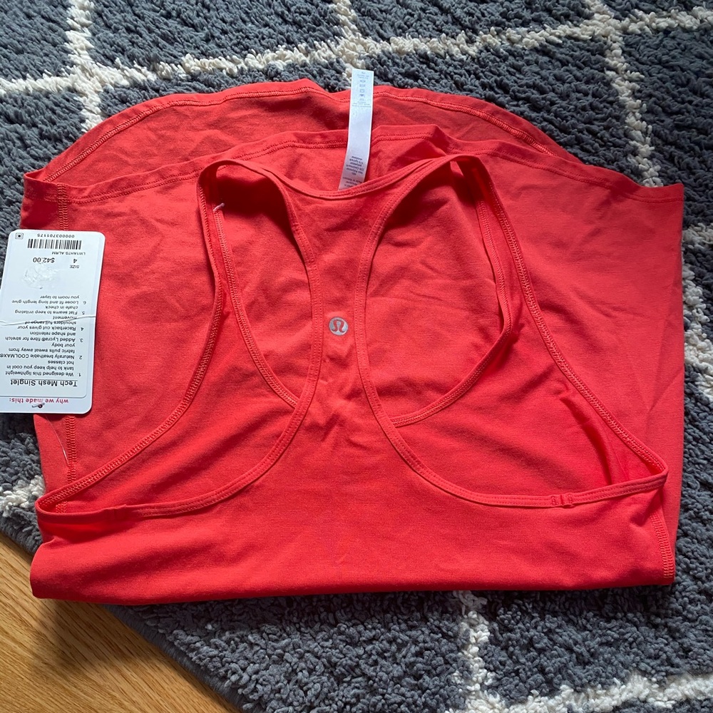 Lululemon tech mesh singlet racerback 4